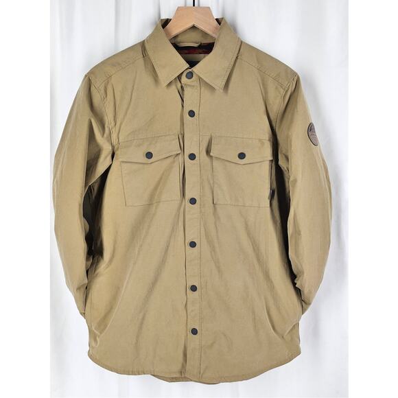Eddie Bauer Men's Classic Khaki Jacket - Size Small, Stylish and Versatile! - Picture 3 of 14
